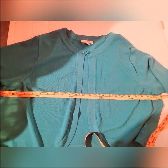 Dress barn 3/4 sleeve Women's Light Shrug Cropped Cardigan - Picture 4 of 5